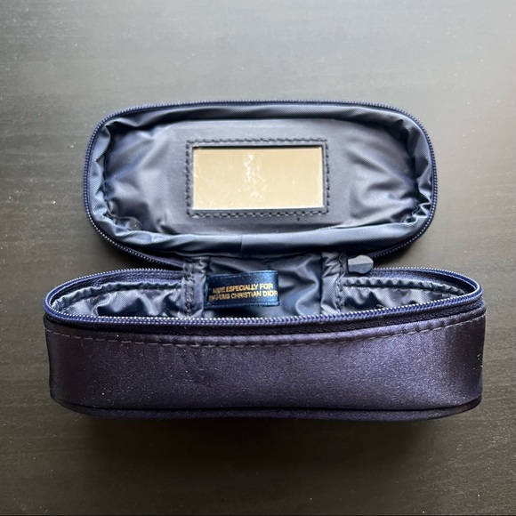 Vintage Christian Dior Perfume Navy Blue Bag - Picture 5 of 10